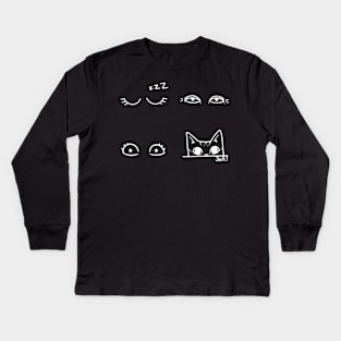 Waking Up With Cats 2 Kids Long Sleeve T-Shirt